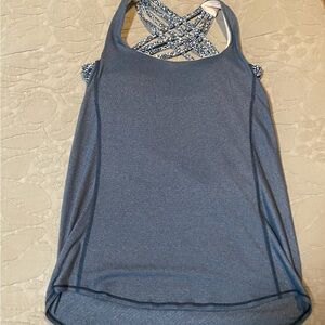 Lululemon Women's Blue Athletic Tank Top